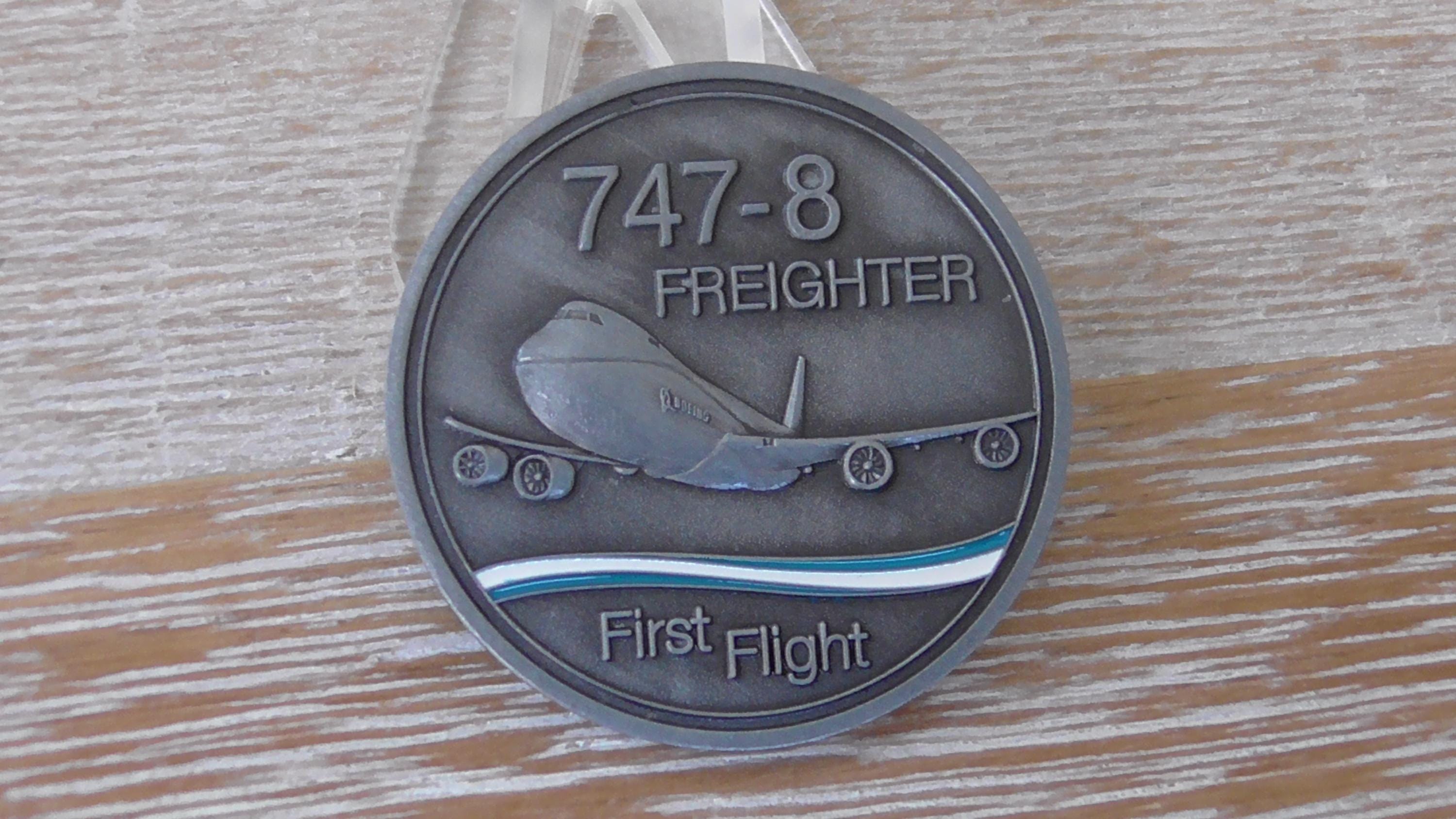 Boeing 747-8 Freighter Inaugural Flight Challenge Coin #E562 - Etsy