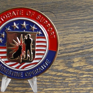 Covert Missions GRS K9 Global Response Staff Protective Operations Division Challenge Coin