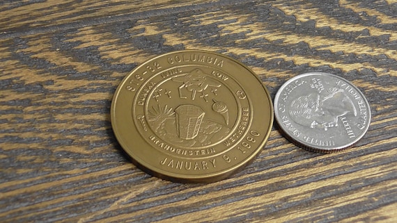 Vintage NASA STS-32 Columbia A New Decade in Space Coin #555S - Etsy