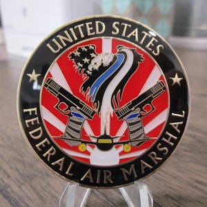 United States Federal Air Marshal Service FAMS FAM Challenge Coin