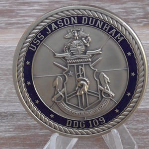 USN USS Jason Dunham DDG 109  Challenge Coin #342Y
