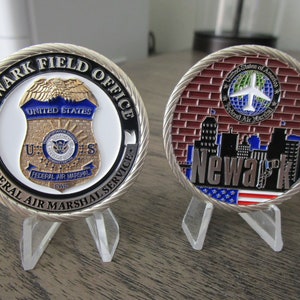 FAMS Federal Air Marshal Service EWR Newark Field Office FAM Challenge Coin
