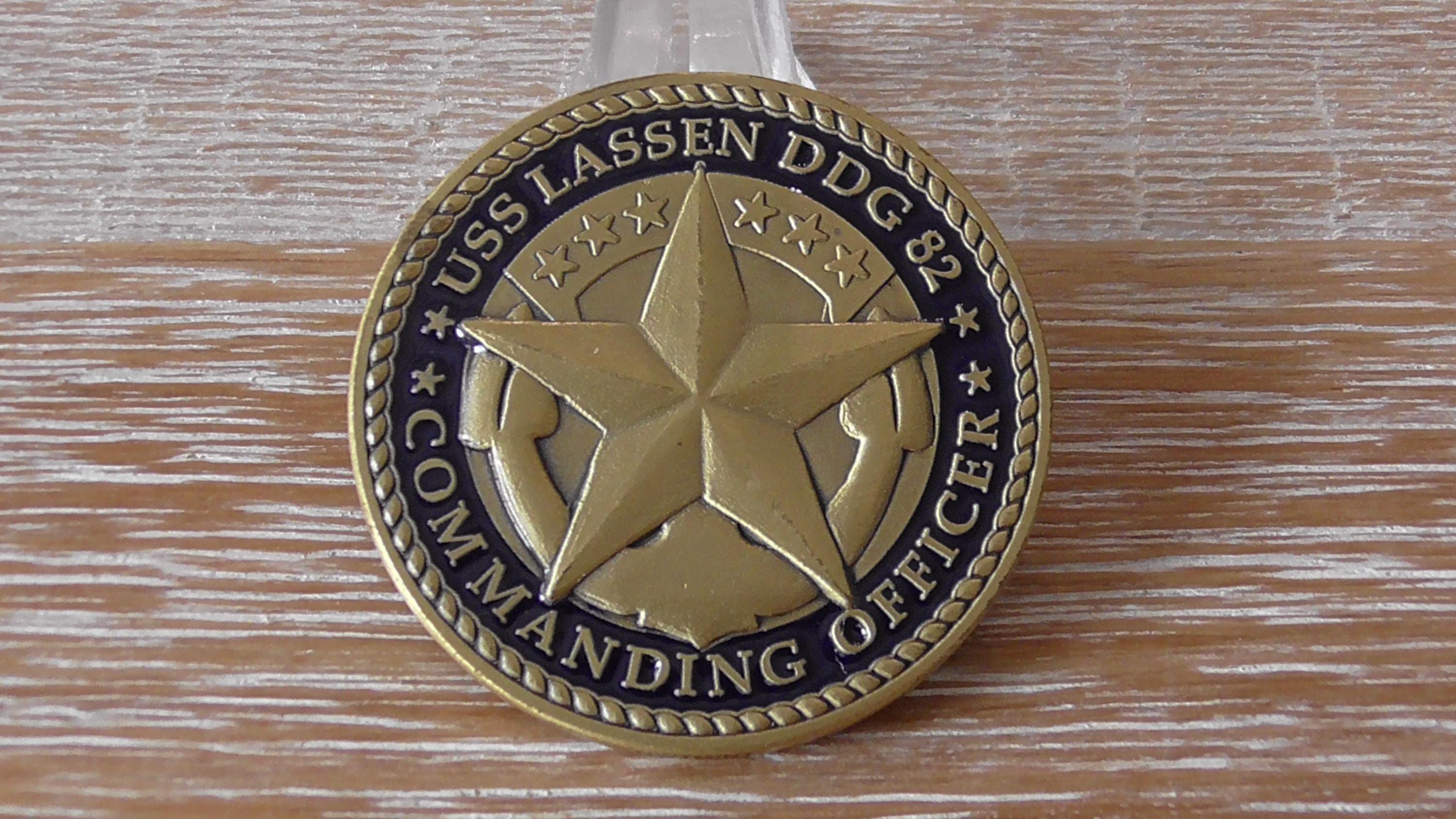 United States Navy USS Lassen DDG 82 Commanding Officer Challenge