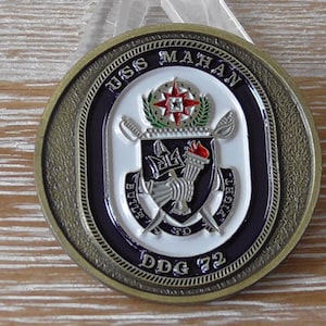 USN USS Mahan DDG 72 Challenge Coin #A221