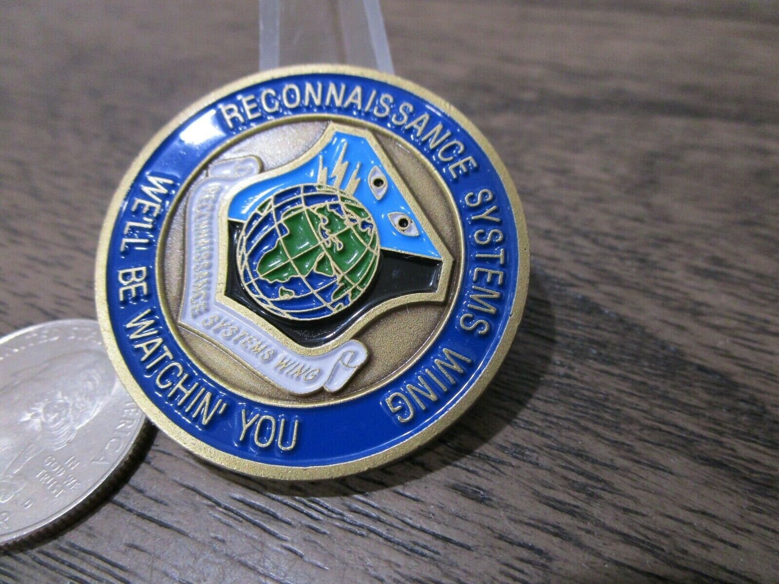 USAF 偵察システム ウィング エターナル ヴィジランス C2 ISR チャレンジ コイン #796K (Eby) - Etsy 日本