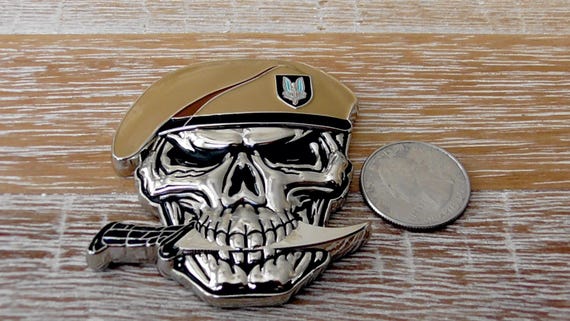 British Special Air Service SAS Army Special Forces Skull