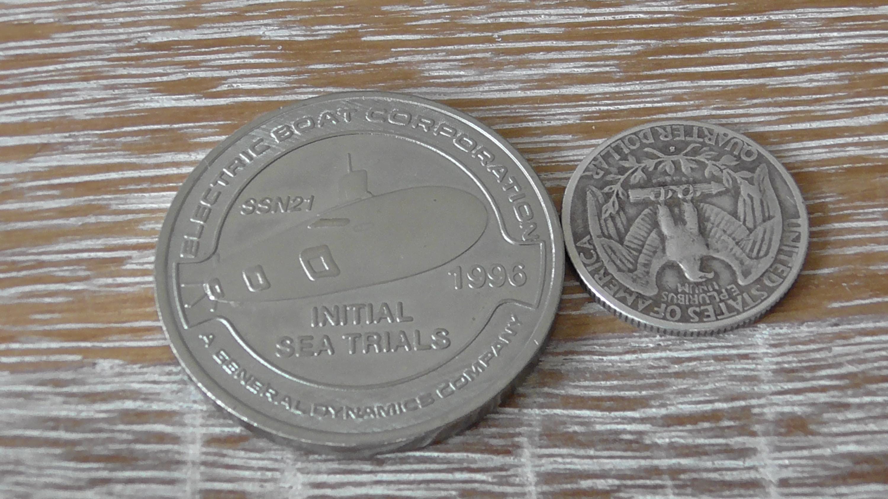 Electric Boat Corporation USN USS Seawolf SSN-21 Initial Sea