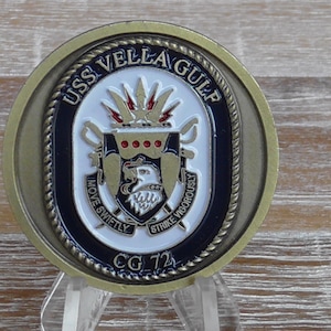 USN USS Vella Gulf CG 72 Challenge Coin #222Y
