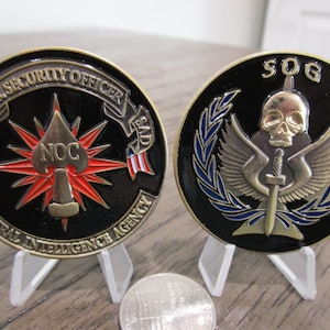 Moneda de desafío del Grupo de operaciones especiales de operaciones encubiertas * Cobertura no oficial * SOG * Oficial NOC