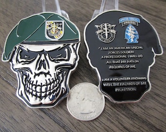 アメリカ陸軍特殊部隊チャレンジコイン - Etsy 日本