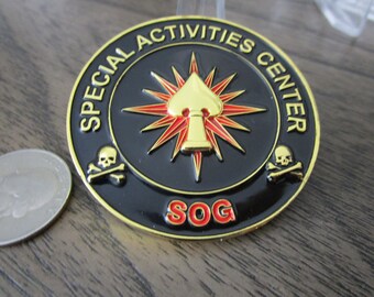米太平洋特殊作戦コマンド司令官（少将）SOCPAC　チャレンジコイン 米太平洋特殊作戦コマンド司令官（海軍少将）チャレンジコイン