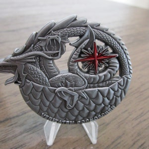 Covert Operations CIA  Black OPS SIGINT Bad Moon Challenge Coin