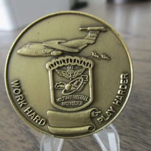 Army John Kennedy Special Warfare Center Freefall Instructor Challenge Coin #2S