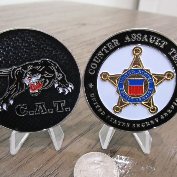 United States Secret Service Counter Assault Team CAT Challenge Coin