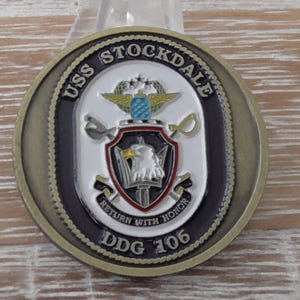 USN USS Stockdale DDG 106 Commanding Officer Challenge Coin #C283