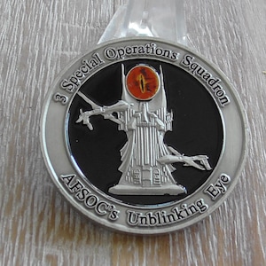 USAF AFSOC 3rd SOS Air Force Special Operations Command 3rd Special Operations Squadron Challenge Coin #914Y