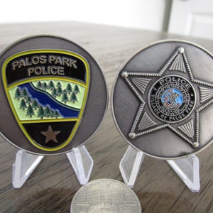 Palos Park Illinois Police Challenge Coin