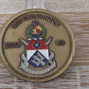 United States Navy USS Chung-Hoon DDG 93 CPO Challenge Coin #C287