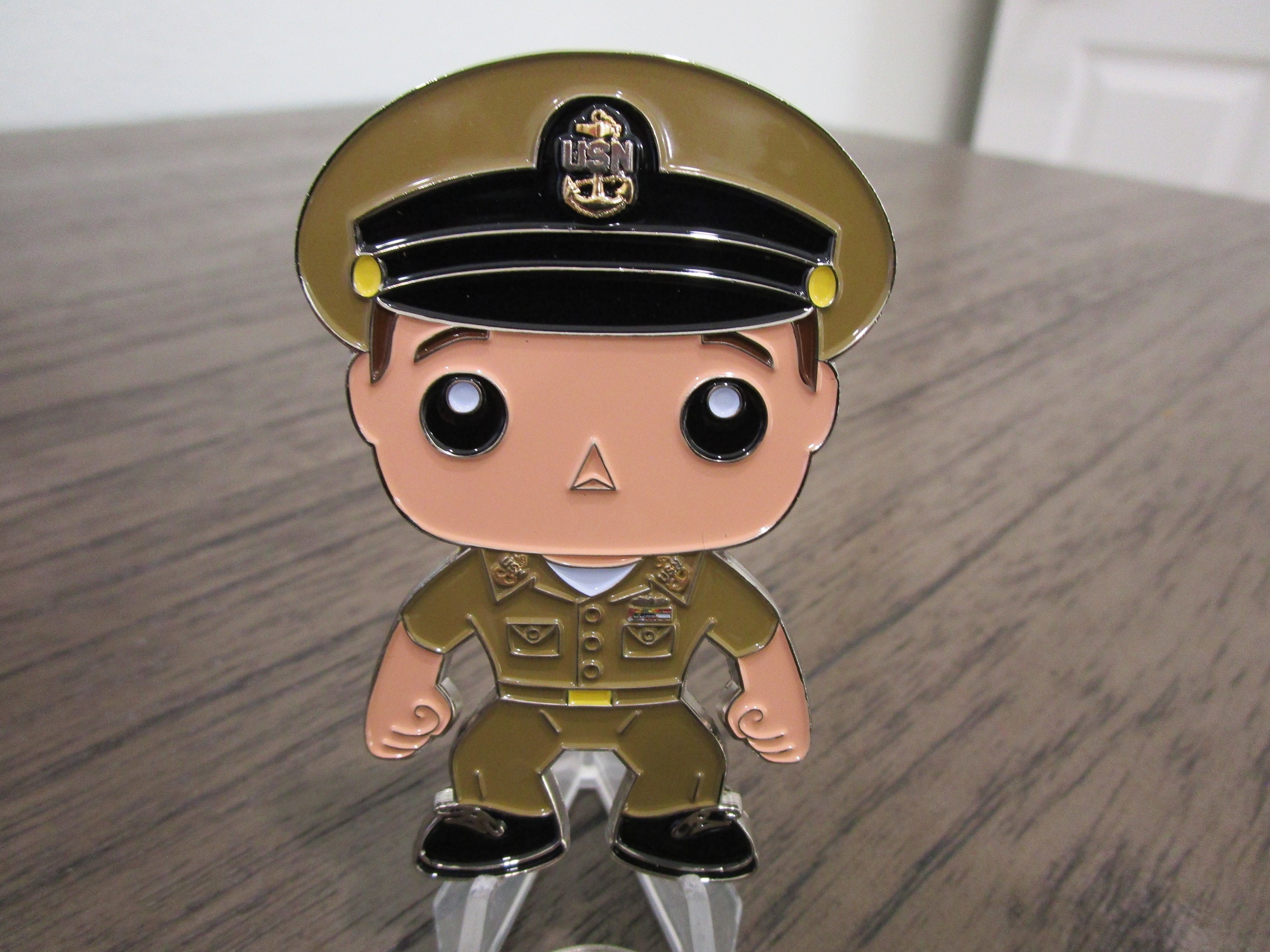 USN Funko Style Navy Chief Navy Pride Khaki Uniform Male CPO | Etsy