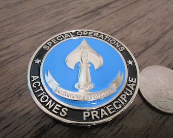 Moneda de desafío del Equipo VI de la División de Operaciones Especiales de la CIA, SAD Navy Seal