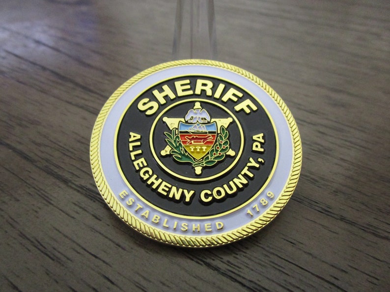 Deputy Sheriff Allegheny County Sheriffs Office PA Challenge Etsy UK