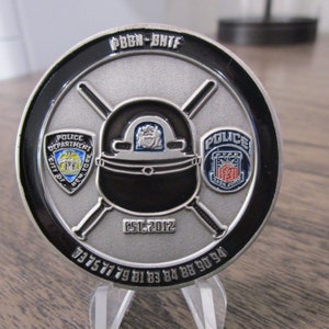 NYPD Patrol Borough Brooklyn North Scooter Task Force Challenge Coin #799B