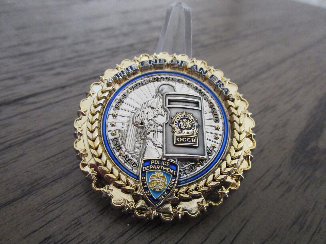 NYPD OCCB Organized Crime Control Bureau 1971 2016 Chief of Etsy