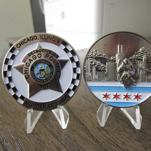 Chicago Police Detective Murder City USA CPD Challenge Coin
