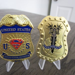 United States Senior Federal Air Marshal FAM Honor Above All Else Challenge Coin #322J