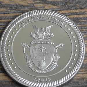 USN USS Mesa Verde LPD 19 Challenge Coin #32X
