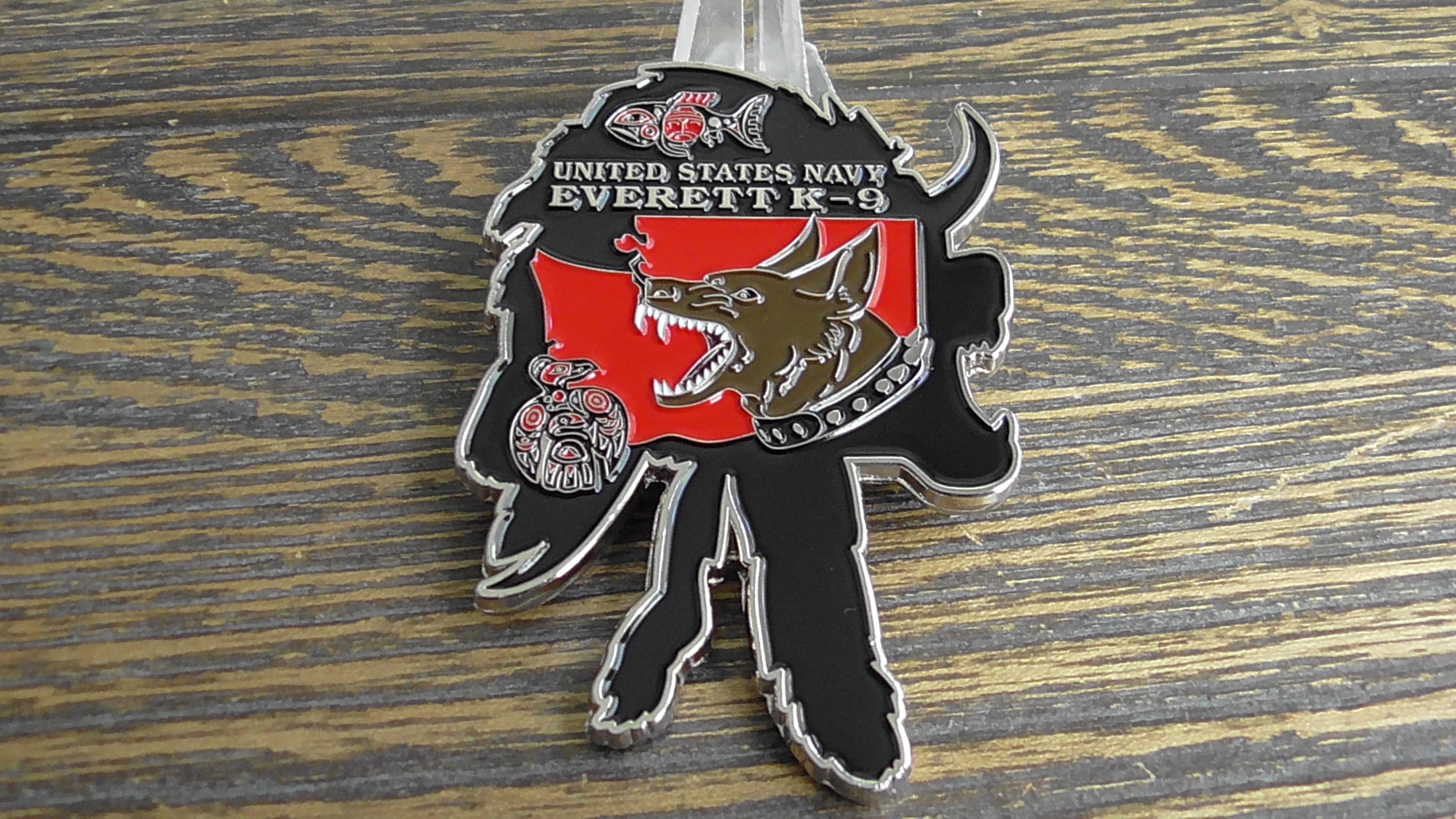 USN Naval Station Everett Washington K-9 Challenge Coin