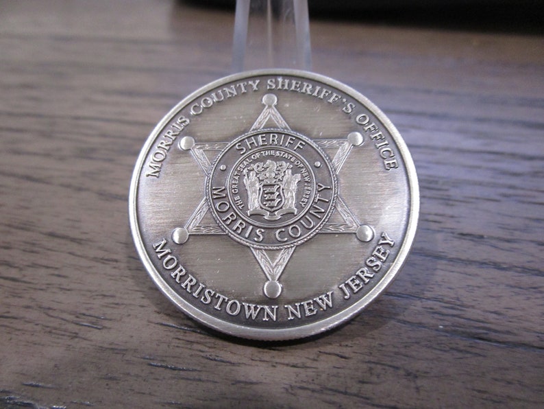 Vintage Morris County Sheriffs Office New Jersey Challenge Etsy