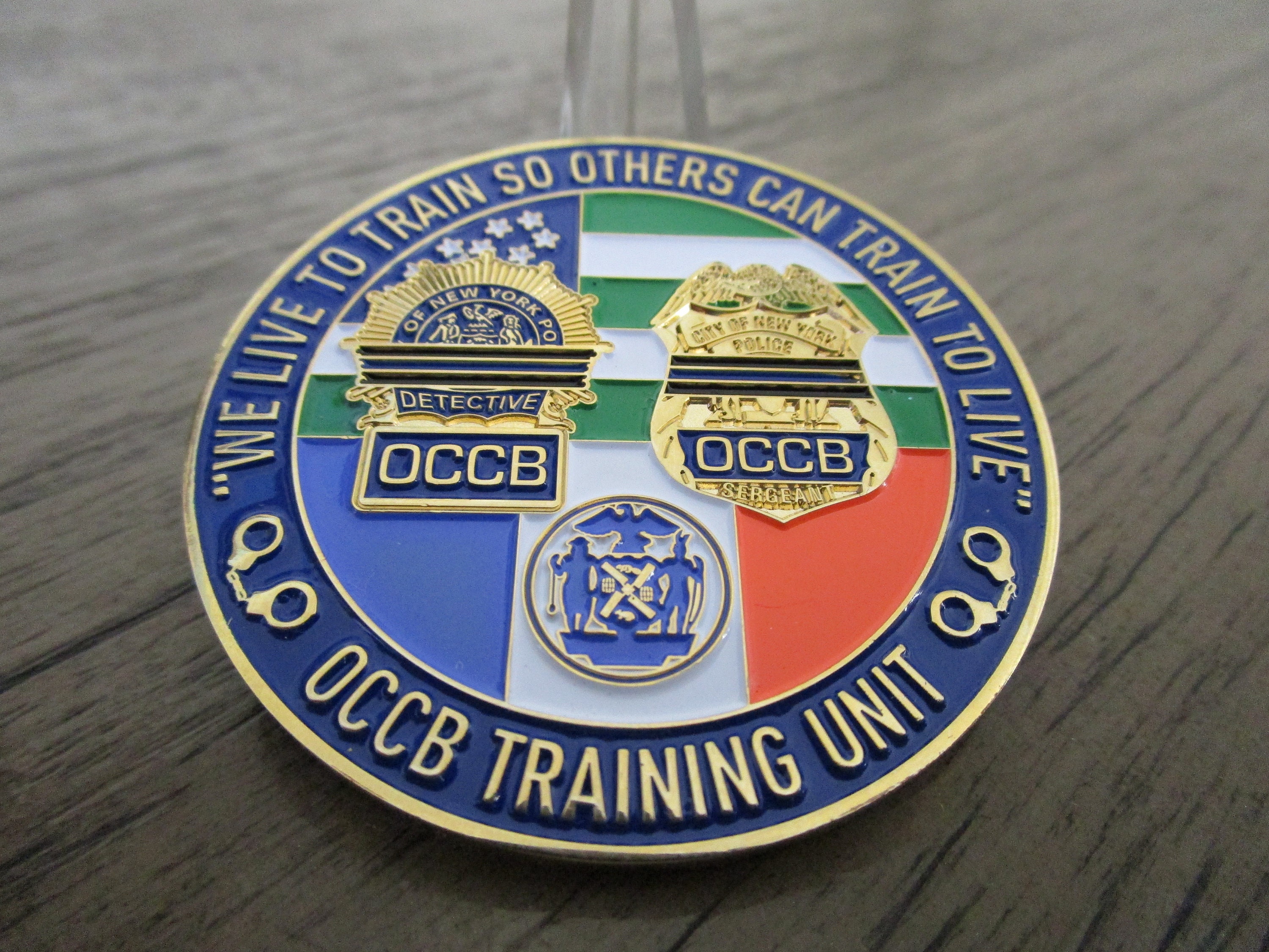 NYPD OCCB Organized Crime Control Bureau Training Unit Etsy