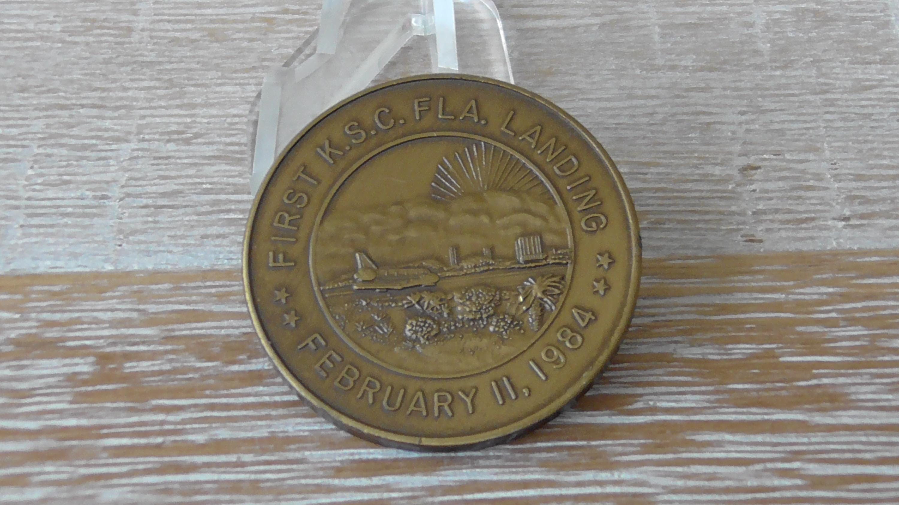 Vintage NASA STS-11 Challenger 1st KSC Florida Landing February