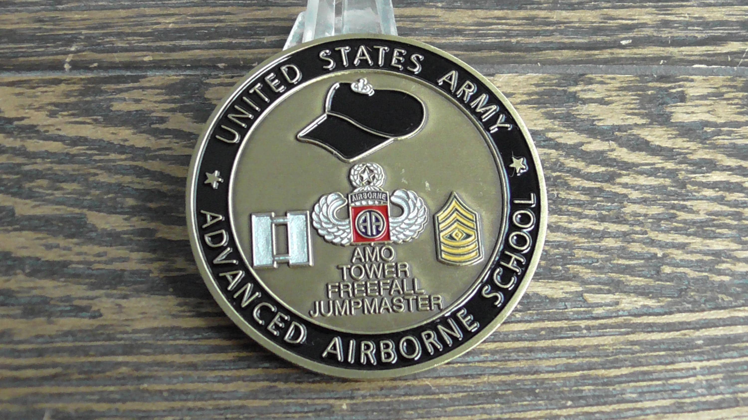 Army Advanced Airborne School 82nd Airborne Jumpmaster Challenge Coin #C255  - Etsy Israel