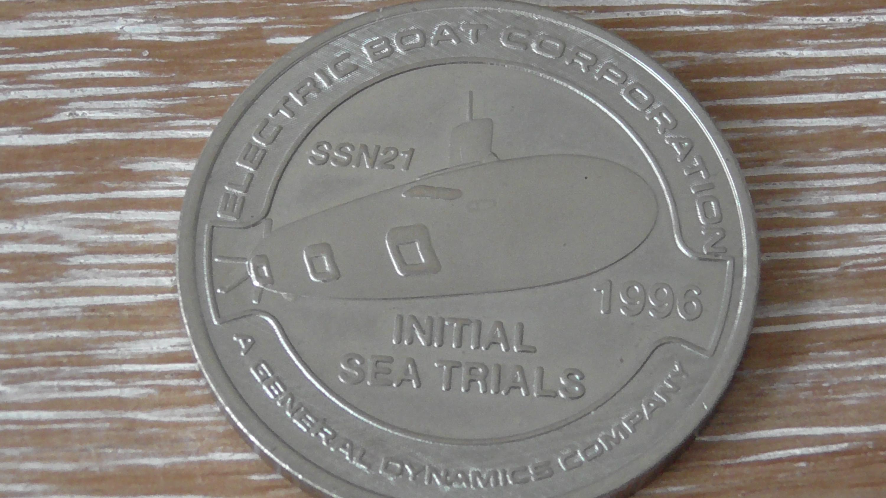 アメリカ海軍　原子力潜水艦　USS Seawolf チャレンジコイン アメリカ海軍 原子力潜水艦 USS Seawolf チャレンジコイン US