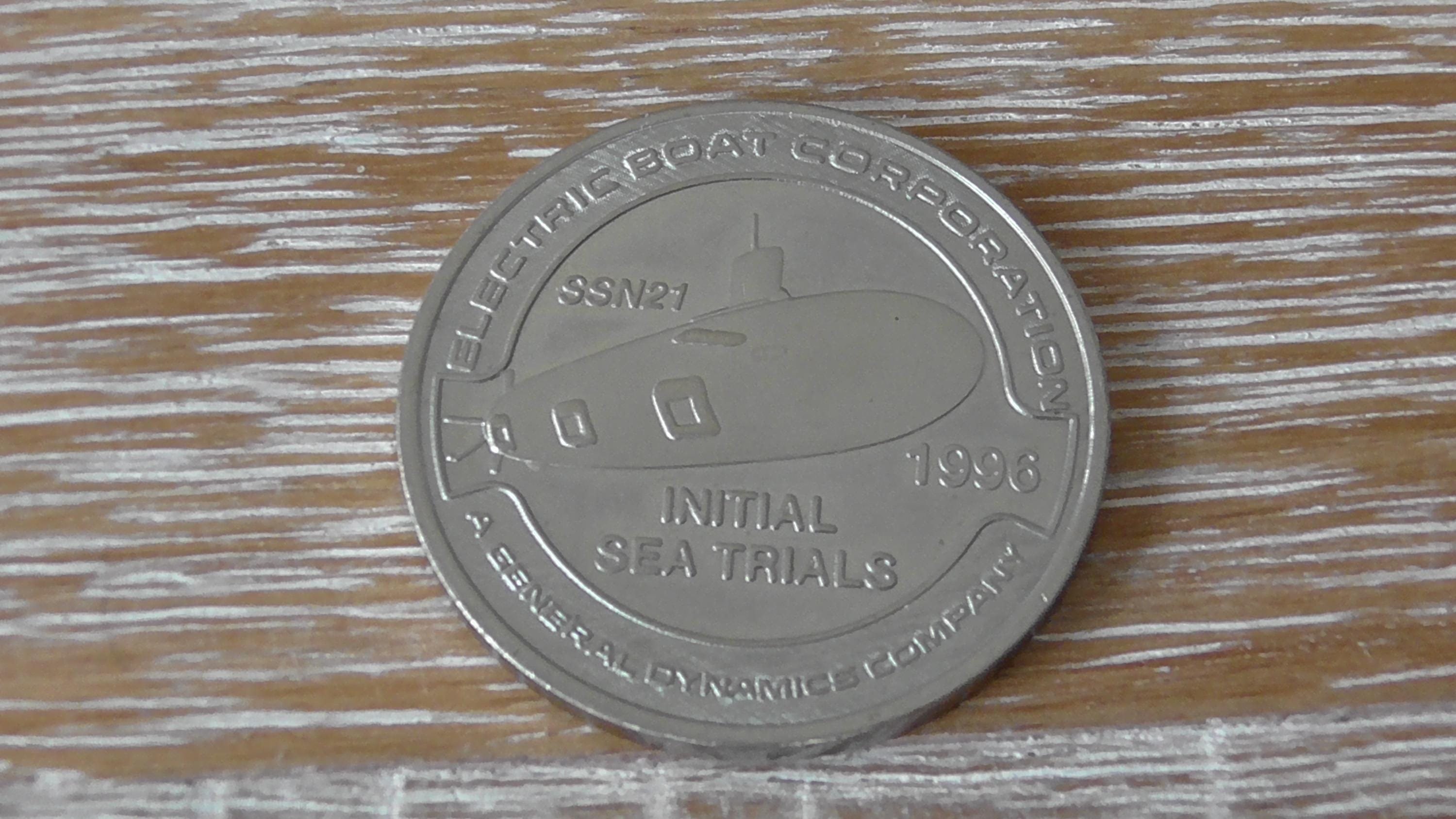 アメリカ海軍　原子力潜水艦　USS Seawolf チャレンジコイン Commemorative Submarine Coin Set: Seawolf Class