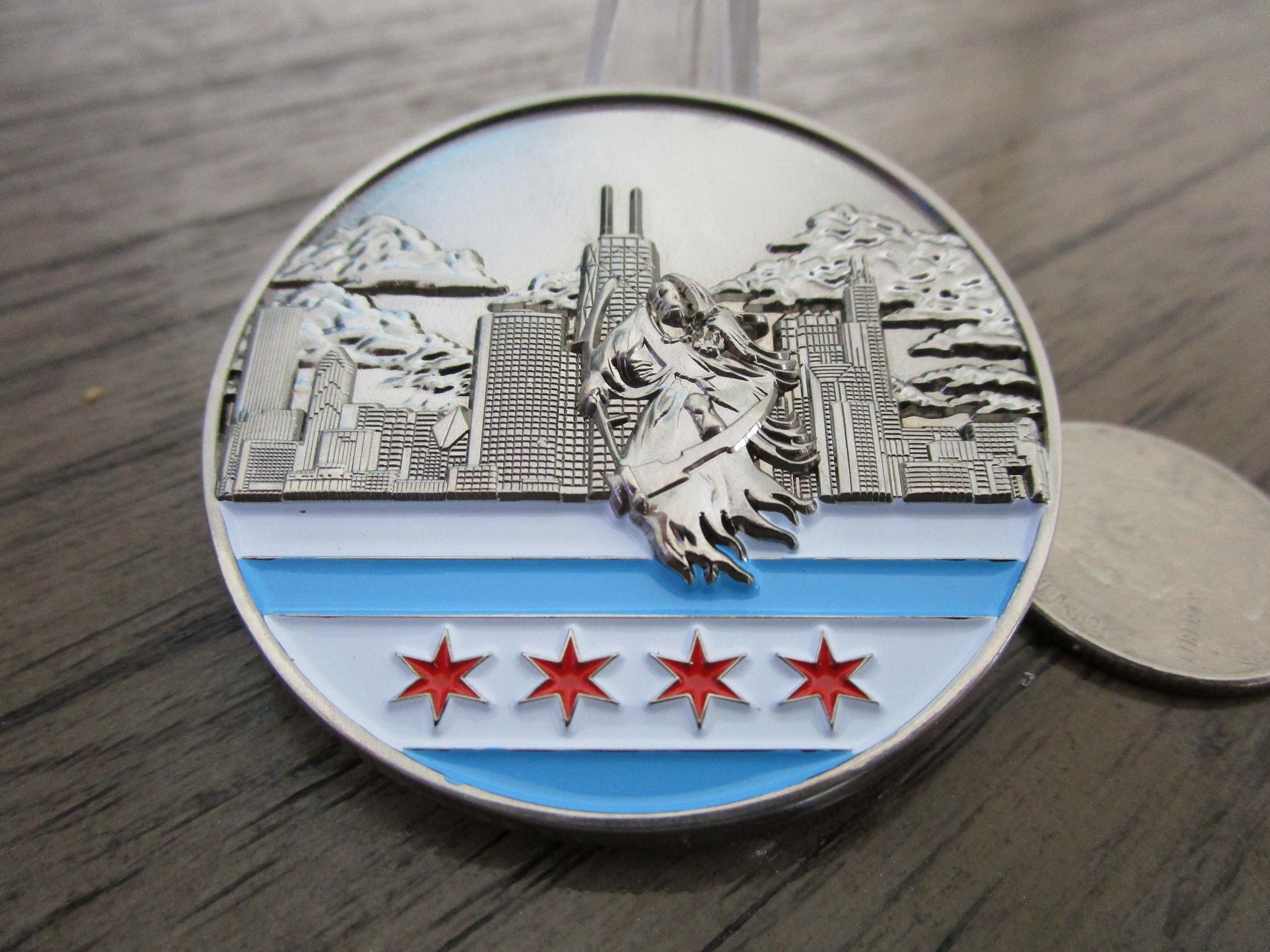 Chicago Police Detective Murder City USA CPD Challenge Coin 