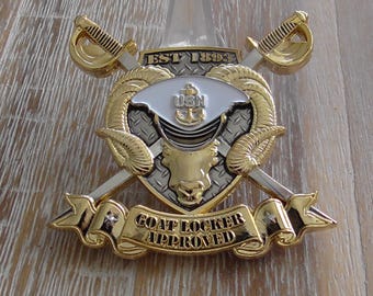 アメリカ海軍CPO 蛇年スピナーチャレンジコイン - Etsy 日本