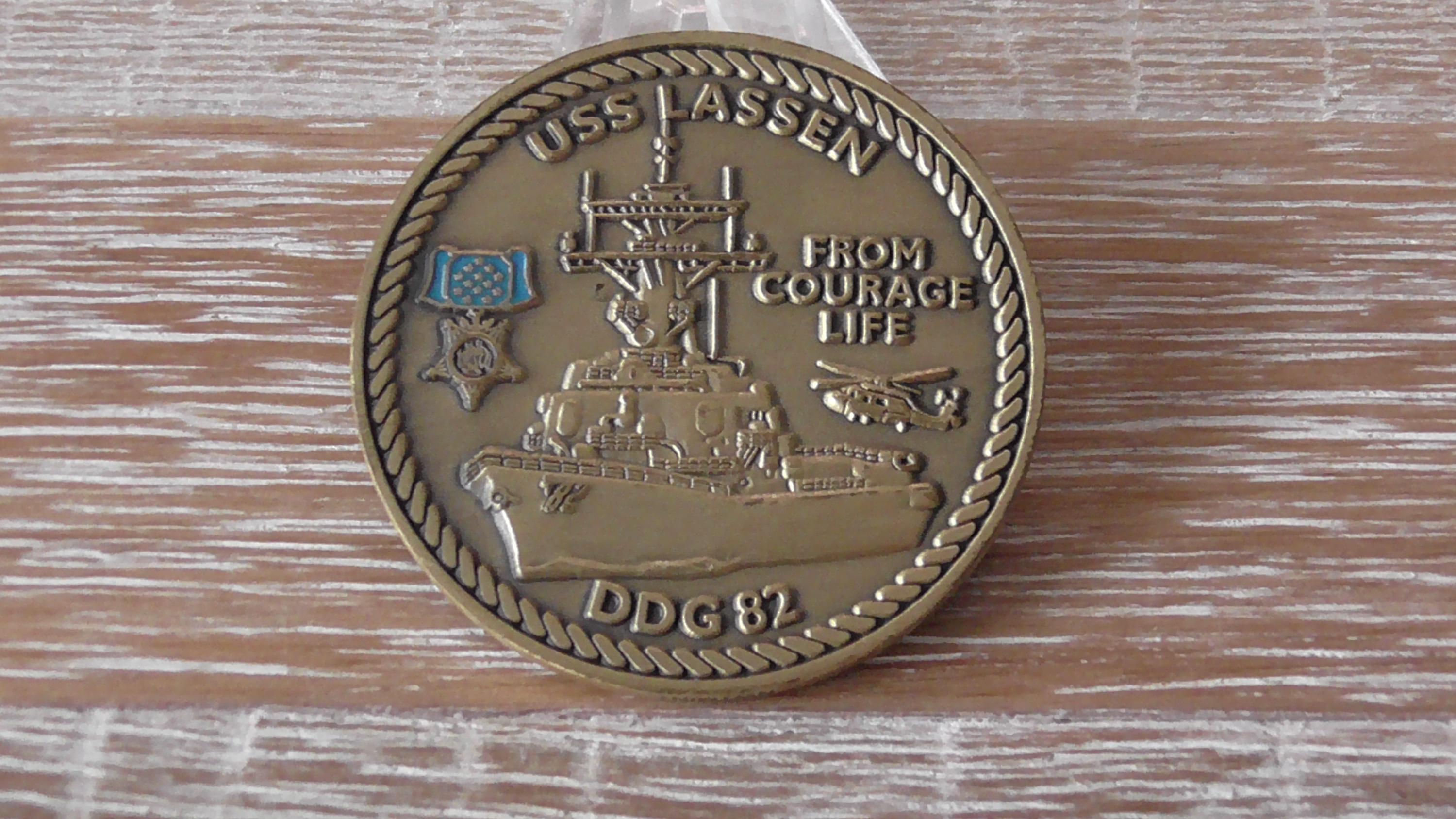 United States Navy USS Lassen DDG 82 Commanding Officer Challenge