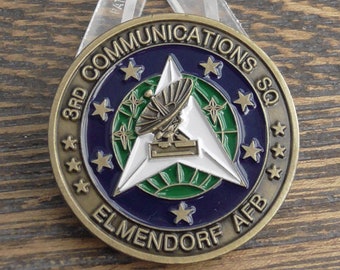USAF United States Space Force 3rd Communications Sq Elmendorf AFB 3 SCS Moneta okolicznościowa nr 759S