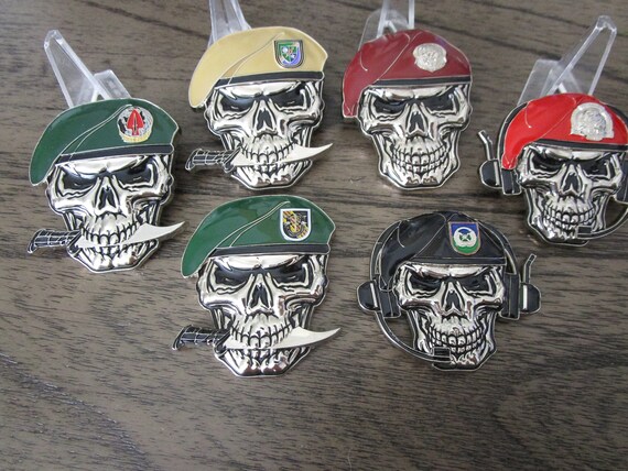 Lot of 6 Special Forces Reaper Skull Challenge Coins Army Ranger PJ CCT Tacp Tactical Air Control Party Pararescue Green Berets Delta Force - Etsy Lot of 6 Special Forces Reaper Skull Challenge Coins Army Ranger PJ CCT Tacp Tactical Air Control Party Pararescue Green Berets Delta Force - Etsy
