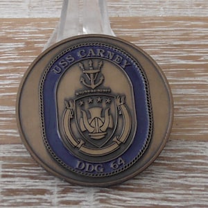 USN USS Carney DDG 64 Challenge Coin #C297