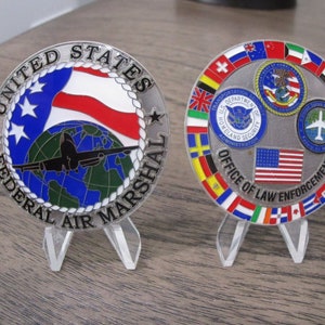 FAM FAMS TSA Federal Air Marshal Office of Law Enforcement  Challenge Coin