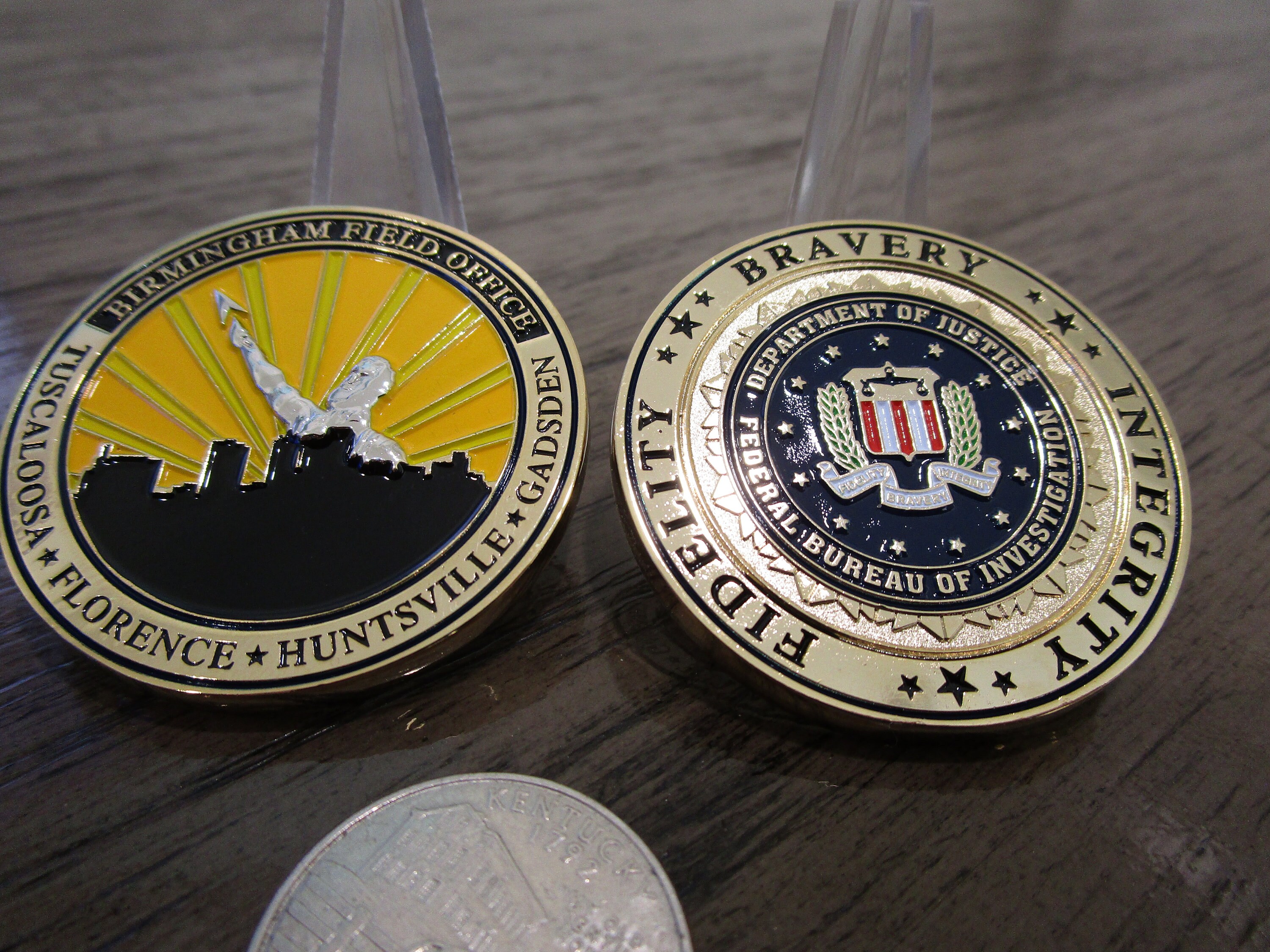FBI チャレンジコインセット(連邦捜査局) US FBI Special Agent Challenge Coin Collectibles ST. Michael