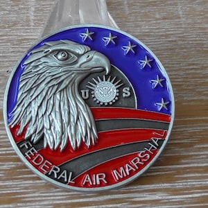 FAMS Federal Air Marshal FAM Office Of Law Enforcement Eagle Challenge Coin