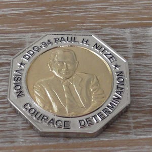 United States Navy USS Nitze DDG-94 Paul H Nitze CPO Challenge Coin #C285