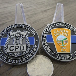 Township of Clark Police Department New Jersey CPD Challenge Coin