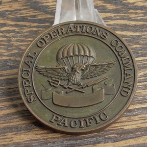 Vintage SOCPAC Special Operations Command Pacific Challenge Coin #497W