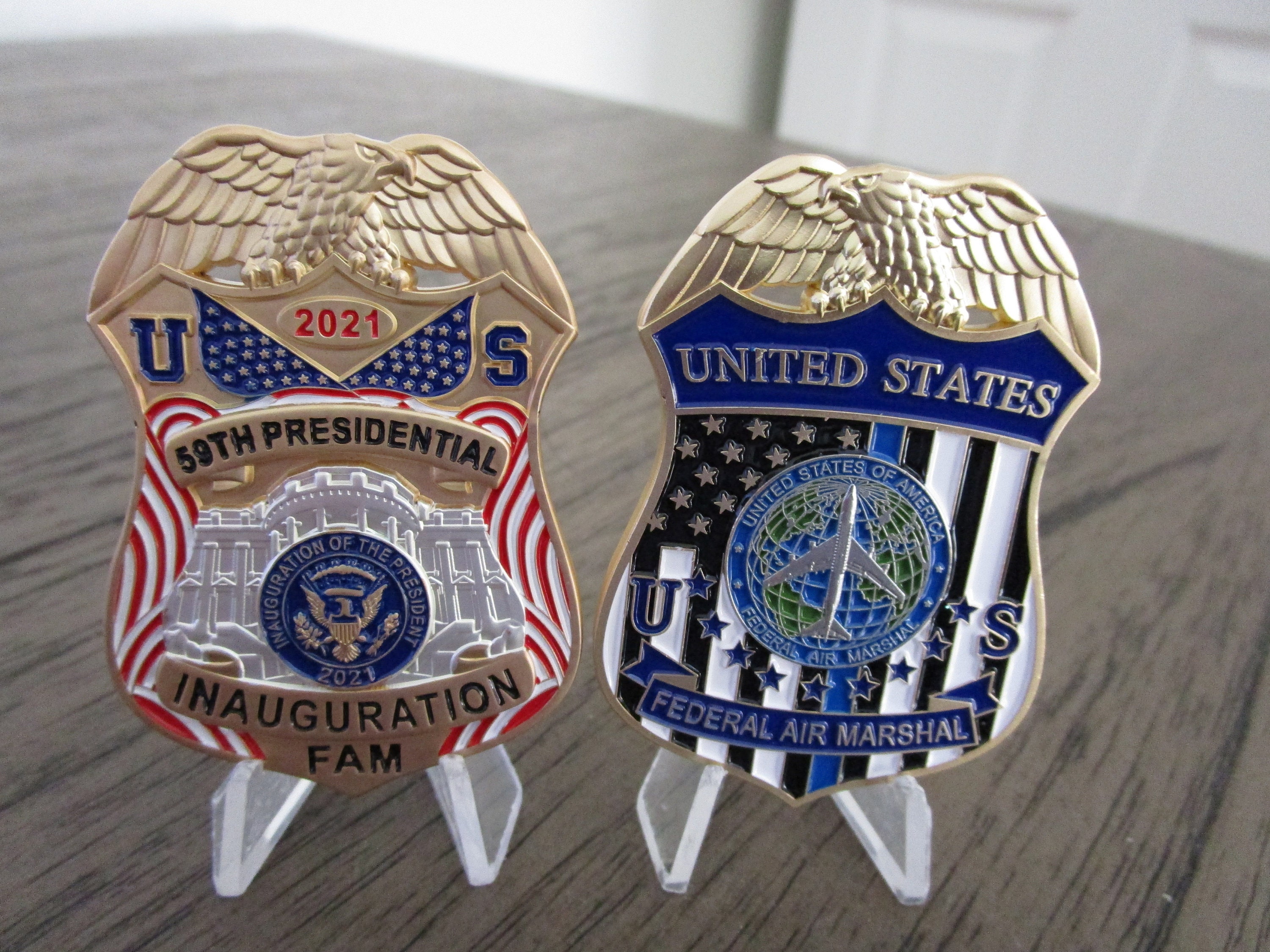 実物 FAAフェデラル エアマーシャル バッジ Federal Air Marshal Badge | eBay